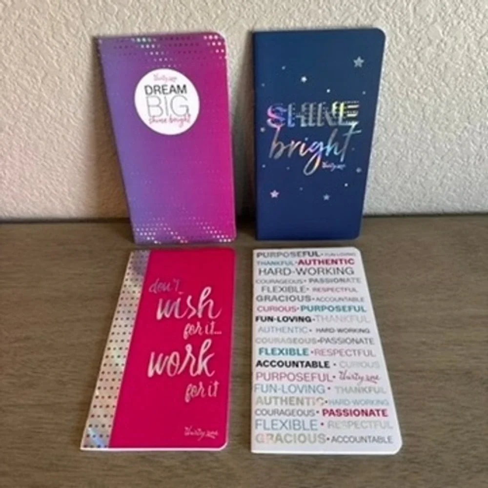 NEW Thirty-One Journal Bundle Set of 4‎ Inspirational Notebooks Writing